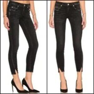 AMO Denim Twist black skinny jeans, size 30, EUC
